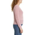 thumbnail image 2 of Nine West Women's Pointelle Sweater, 2 of 7