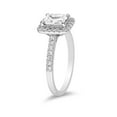 thumbnail image 2 of 1.30 CT. T.W. Emerald Cut Halo Diamond Ring in 18K Gold, 2 of 5