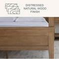 thumbnail image 3 of details by Becki Owens Ren Platform Canopy Bed, Distressed Natural Wood Finish, Assorted Sizes, 3 of 8