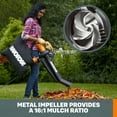 thumbnail image 5 of Worx TRIVAC 12 Amp 3-in-1 Blower/Mulcher/Vacuum With LEAFPRO Collection System, 5 of 13