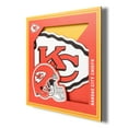 thumbnail image 1 of YouTheFan NFL 12” x 12” 3D Logo Wall Art, 1 of 5