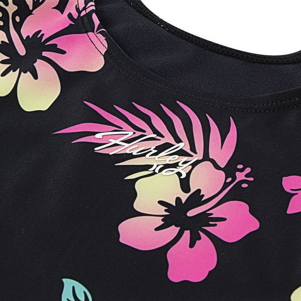 Hurley Girls 2-Piece Ruffle Tankini Swim Set - Samsclub.com