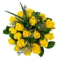 thumbnail image 2 of Member's Mark Roses and Greenery Vase Arrangement, choose color and stem count, 2 of 4