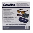 thumbnail image 3 of Croakies Brown Square Sunglasses, 3 of 5
