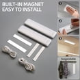 thumbnail image 5 of 7.8 inch Battery Operated Daylight White Integrated LED Under Cabinet Lights with Hook, 2-Pack, 5 of 7