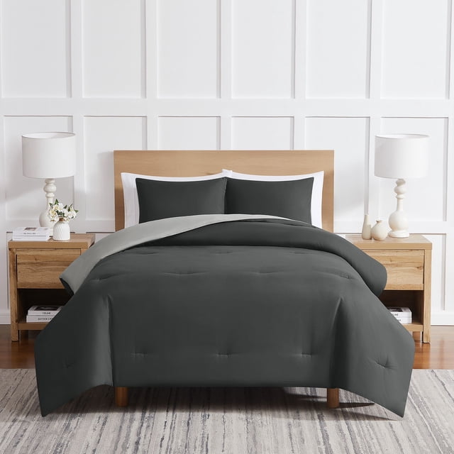 London Fog 3-Piece Reversible Comforter Set