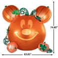 thumbnail image 6 of Disney 7' Mickey Mouse Emote Glow Airblown, 6 of 7
