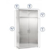 thumbnail image 5 of Seville Classics UltraHD 8-Piece Steel Garage Cabinet Storage Set With Rolling Workbench, 14 Feet Wide, 5 of 22