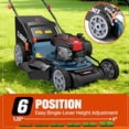 thumbnail image 3 of SENIX 22" 150cc 4-Cycle Briggs & Stratton Gas Self-Propelled Lawn Mower with 3-in-1 Bagging, Mulching, Side Discharge, 3 of 10