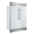 thumbnail image 2 of FORNO Maderno 27.2 cu. ft. Convertible Refrigerator with Antique Brass Handles, 2 of 26