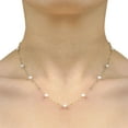 thumbnail image 3 of 14K Freshwater Cultured Pearl and High Polish Bead Necklace, 18", 3 of 5