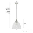 thumbnail image 4 of Hunter Cypress Grove with Clear Holophane Glass 1 Light Pendant Ceiling Light Fixture, 4 of 8