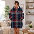 thumbnail image 4 of Pegasus Sports New England Patriots Wearable Sherpa Throw, 4 of 7