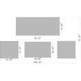 thumbnail image 6 of Member's Mark Cahaba 4-Piece Deep Seating Set - Cast Silver, 6 of 6