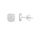 thumbnail image 3 of 1.0 C.T. TW Cushion Cut Diamond Stud Earrings in 14K Gold, 3 of 6
