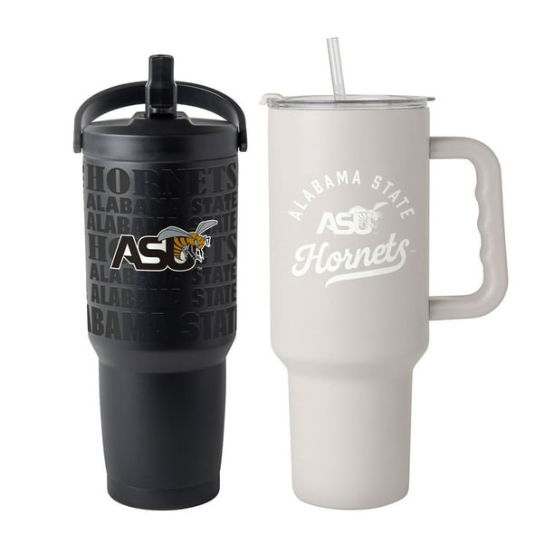 Logo Brands Alabama State Hornets Stainless Steel Tumbler Set