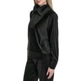 thumbnail image 2 of Halston Women's Velour Quarter-Zip Pullover, 2 of 7
