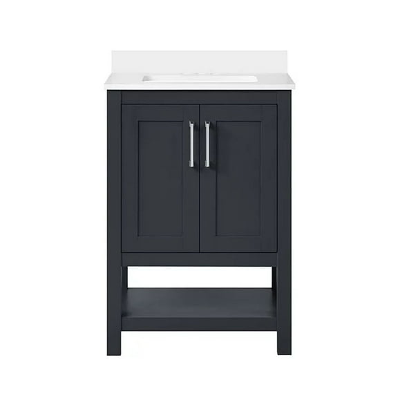 OVE Decors Vegas 24" W x 19" D Freestanding Bathroom Vanity With Sink