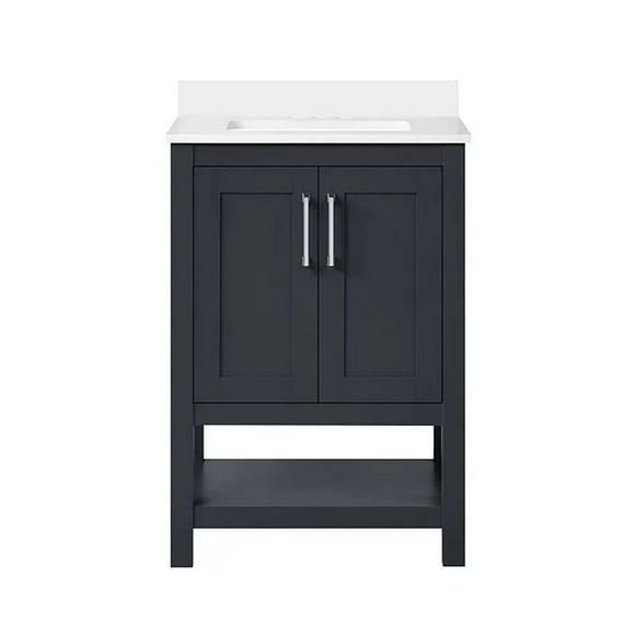 OVE Decors Vegas 24" W x 19" D Freestanding Bathroom Vanity With Sink