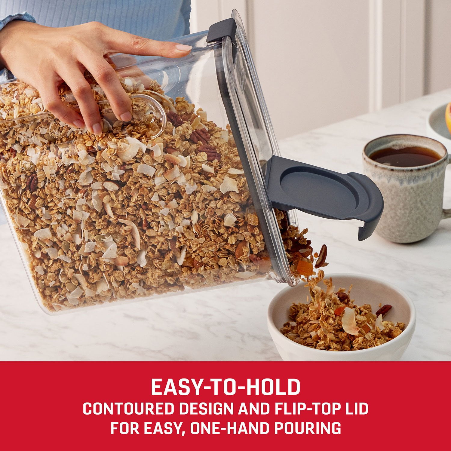 Rubbermaid Brilliance Cereal Pantry Storage - Thumbnail 3