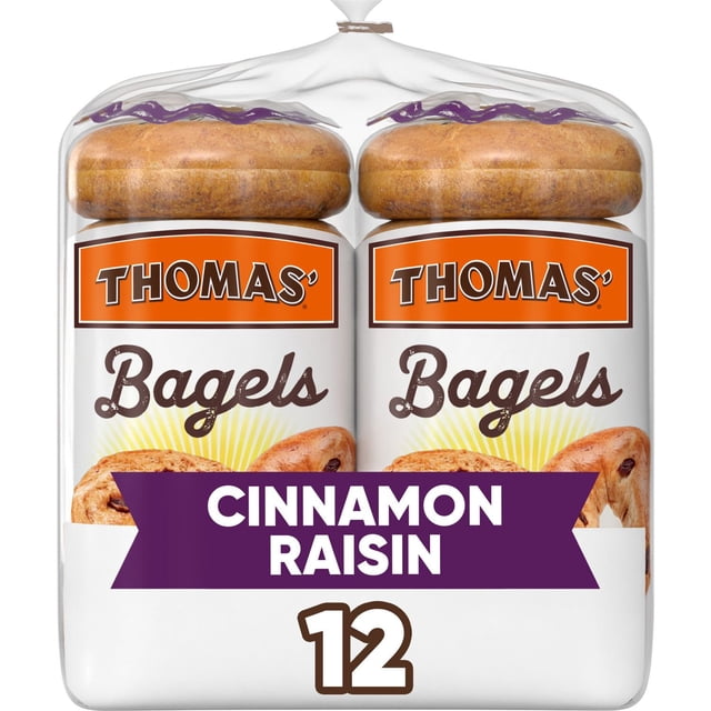 Thomas' Cinnamon Raisin Bagels, 12 ct.