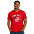 thumbnail image 1 of Adult America 250 Cowboy Graphic Short Sleeve T-Shirt, 1 of 3