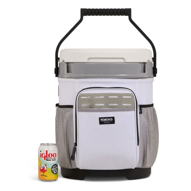 igloo cooler with fishing rod holder Trailmate 52 Qt Roller insulated walls and an insulated lid to help keep the contents cold for hours Fishing Rod Holder 45/75/70/110 qt