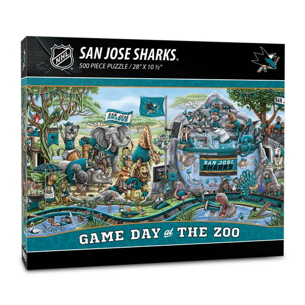 YouTheFan NHL Game Day At The Zoo 500pc Puzzle, Assorted Teams