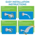 thumbnail image 7 of Oxygenics Curve 3-Setting Rain Shower Head, Various Finishes, 7 of 10
