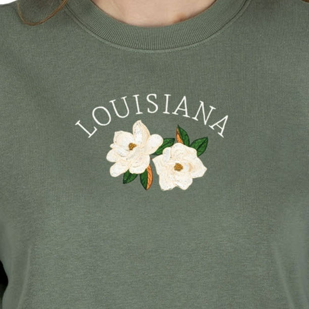 State of Mine Women's Embroidered Flora State Sweatshirt