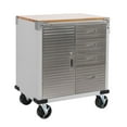 thumbnail image 1 of Seville Classics UltraHD 4-Drawer Rolling Cabinet, 28" W x 25" D x 34.5" H, 1 of 12