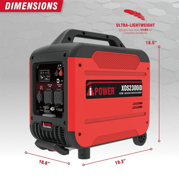 XOS2300iD Inverter Dual Fuel Generator