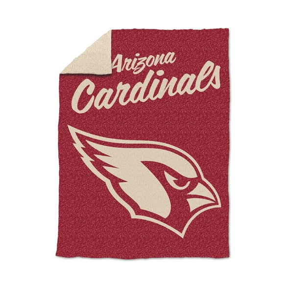 Logo Brands Arizona Cardinals Luxe Dreams Throw, 60" x 80"