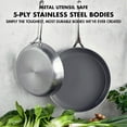 thumbnail image 6 of GreenPan GP5 10-Piece Stainless Steel Cookware Set, 6 of 9