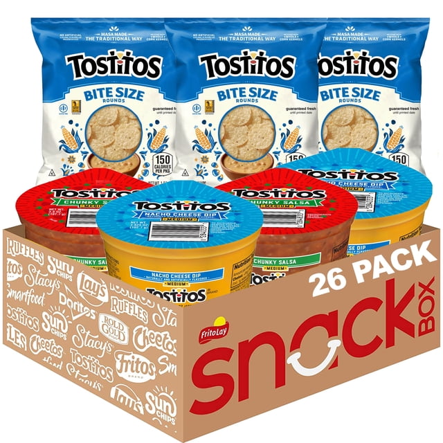 Tostitos Chips & Dip Mix, Variety Pack Snacks, 26 pk.