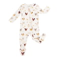 thumbnail image 4 of Angel Dear Baby Girls 2-Way Zipper Footie, 4 of 4