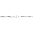 thumbnail image 4 of .20 CT. T.W. Round Cut Diamond Cross Pendant Necklace in Stainless Steel, 4 of 5
