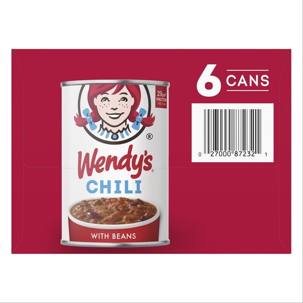 Wendy's Chili With Beans, 15 oz., 6 pk. - Samsclub.com