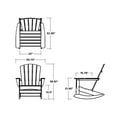thumbnail image 5 of POLYWOOD Gulf Shores Adirondack Rocking Chair, 5 of 6