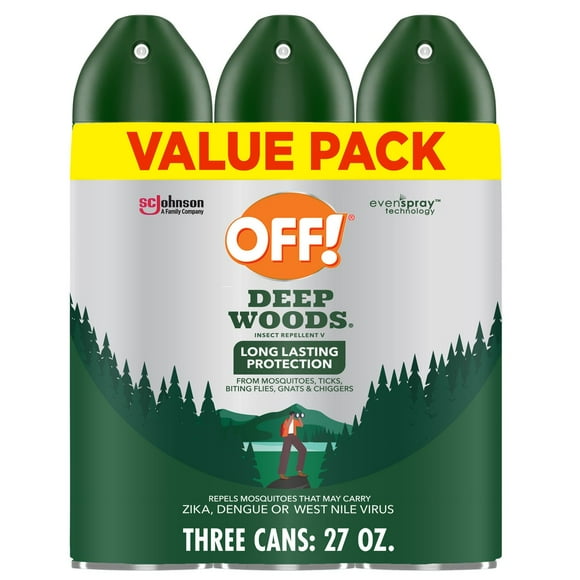 OFF! Deep Woods Insect Repellent, 9 oz, Pack of 3