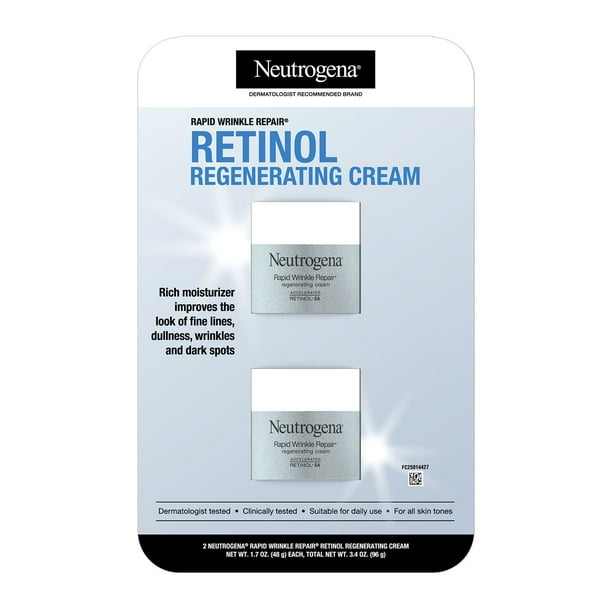 Neutrogena Rapid Wrinkle Repair Retinol Cream, 1.7 oz., 2 pk
