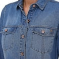 thumbnail image 5 of Frye Women's Long Sleeve Denim Mini Dress, 5 of 6