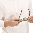 thumbnail image 7 of Two Toned Oval Link Bracelet in Silver and 14K Yellow Gold, 7 of 8