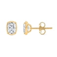 thumbnail image 1 of Lab Created Fancy Cut Diamond Stud Earrings in 14K Gold, 1 of 6