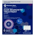 thumbnail image 1 of Member's Mark Minoxidil 5%, Hair Regrowth Treatment for Men, 2 fl. oz., 6 ct., 1 of 8