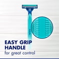 thumbnail image 6 of Gillette Sensor2 Plus Lubrastrip Pivoting Head Disposable Razors, 52 ct., 6 of 10