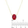 thumbnail image 5 of Lab Created Gemstone Necklace in 14K Yellow Gold, 5 of 8