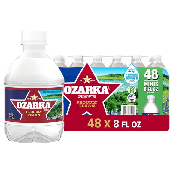 Ozarka 100% Natural Spring Water 8 fl. oz., 48 pk.