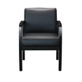 thumbnail image 4 of BOSS Office Antimicrobial Vinyl Wood Frame Guest Arm Chair, 4 of 7