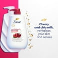 thumbnail image 5 of Dove Refreshing Body Wash, Cucumber Green Tea and Cherry Chia Milk, 30.6 fl. oz., 2 pk., 5 of 7